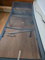 2x Auping spiraalbodem 90x210 + hoofdsteunen, Ophalen, Gebruikt, 90 cm, Eenpersoons