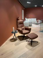 Montel Charly draaifauteuil + voetenbank, Ophalen, Nieuw, 75 tot 100 cm, Leer