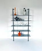 Vintage rookglazen wandrek, IKEA jaren ‘80, Huis en Inrichting, Woonaccessoires | Wandplanken en Boekenplanken, Ophalen of Verzenden