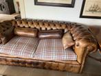 Chesterfield bank, Gebruikt, Tweepersoons, 75 tot 100 cm, Ophalen