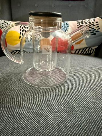 Tea for One theepot met filter van transparant glas 13/10cm beschikbaar voor biedingen