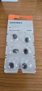 Oordopjes voor gehoorapparaat 
Connex click sleeve xs, Ophalen of Verzenden, Nieuw
