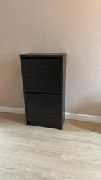 BISSA Ikea Schoenenkast 2 vakken, zwartbruin, Ophalen, Gebruikt