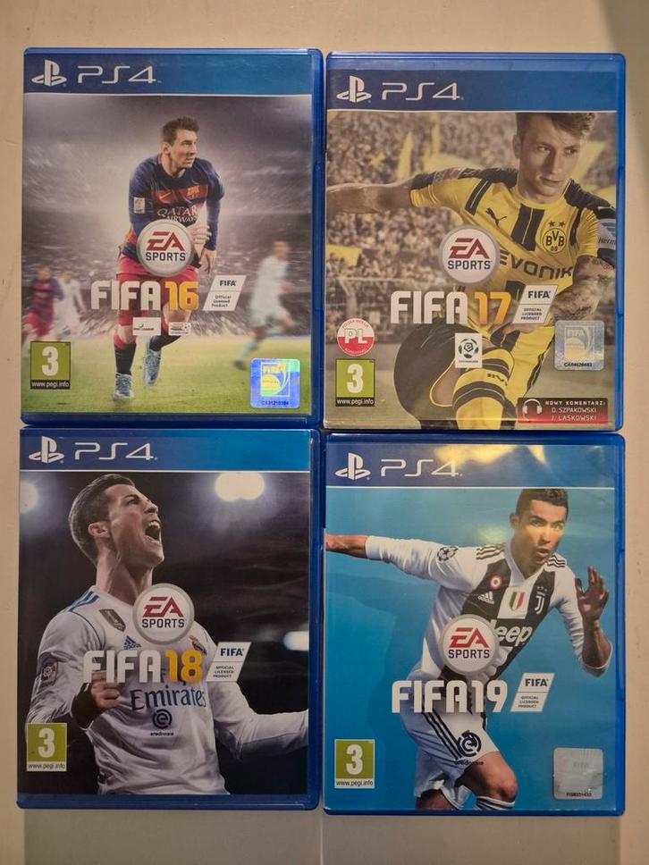 FIFA: 16, 17, 18 en 19 sint & kerst tip!, Spelcomputers en Games, Games | Sony PlayStation 4, Zo goed als nieuw, Sport, 1 speler