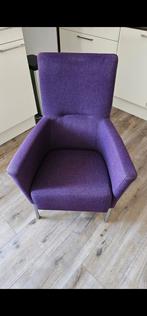 Paarse Design Fauteuil Hulshof - Nieuwstaat!, Design, 75 tot 100 cm, Ophalen of Verzenden, Zo goed als nieuw