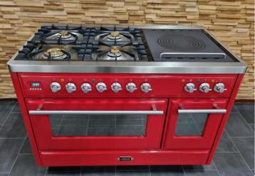 Luxe Fornuis Boretti Majestic 120cm rood Coupe de Feu beschikbaar voor biedingen