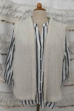 Teddy bodywarmer/gilet mt 40/42, Kleding | Dames, Bodywarmers, Ophalen of Verzenden, Zo goed als nieuw, Maat 42/44 (L), Wit
