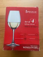 Spiegelau 4 wijnglazen wit - nieuw in doos, Nieuw, Ophalen of Verzenden, Borrel- of Shotglas
