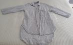 Lange blouse zara maat s grijs wit blousen zomerkleding, Verzenden, Zara, Zo goed als nieuw, Maat 36 (S)