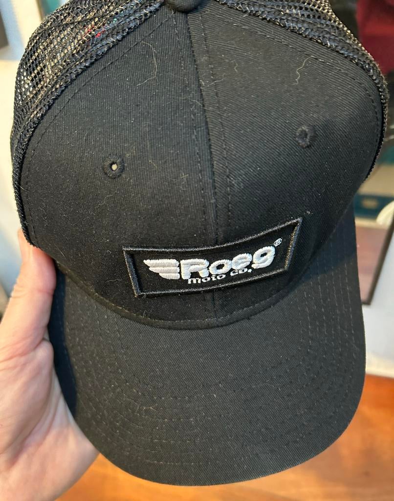 ROEG pet cap zwart, Ophalen of Verzenden, Zo goed als nieuw
