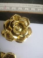 12 "GOUDEN" metalen kerstboom kaarsen knijpers Metaal, Ophalen of Verzenden, Zo goed als nieuw, X, X