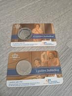 Nederland 1 & 2,5 Gulden 1980 Dubbele Kop FDC, Postzegels en Munten, Munten | Nederland, Ophalen of Verzenden, Koningin Juliana