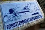 Rotterdams Nieuwsblad Handdoek - Blauw, Huis en Inrichting, Badkamer | Badtextiel en Accessoires, Ophalen of Verzenden, Gebruikt