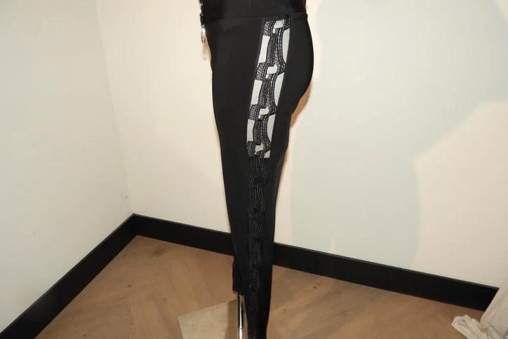 Versace eerstelijns broek open gewerkt zijkant medusa rits44, Kleding | Dames, Broeken en Pantalons, Gedragen, Maat 38/40 (M)