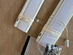 2x Veneta Plissé Gordijnen 65x204 - Top Down Bottom Up, Ophalen, Gebruikt, 200 cm of meer, Wit
