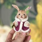 Steiff Winterwonderland kerst Konijn beer eekhoorn, Verzamelen, Ophalen of Verzenden, Nieuw, Stoffen beer, Steiff