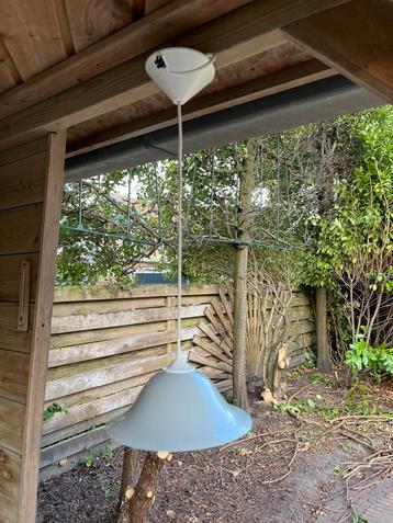 Metalen hanglamp grijs