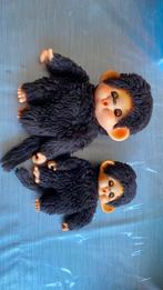 2 oude Monchhichi aapjes, Antiek en Kunst, Antiek | Speelgoed, Ophalen of Verzenden