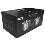 KOQI Polaris complete pannen set - gloednieuw in doos, Huis en Inrichting, Ophalen, Nieuw, Rvs, Pannenset