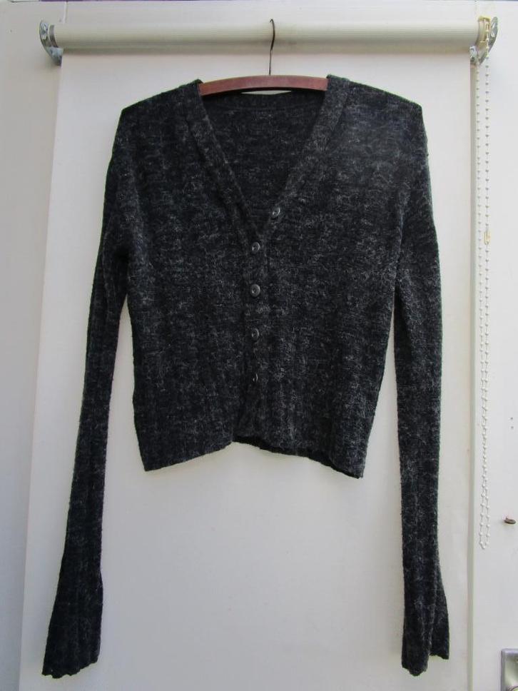 Vest/vestje  maat 38 donkergrijs, Kleding | Dames, Truien en Vesten, Zo goed als nieuw, Maat 38/40 (M), Grijs, Verzenden