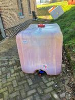 Gratis IBC Container 1000 Liter, Ophalen, Kunststof, Gebruikt, Met kraantje