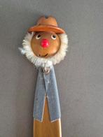 Vintage Teak Houten Borstel Houder, Ophalen of Verzenden, Huis en Inrichting