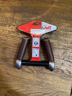 Bar end handvat leer, Fietsen en Brommers, Fietsonderdelen, Ophalen of Verzenden, Nieuw, Algemeen, Stuur