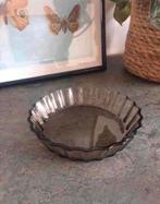 💝 Vintage retro ARCOPAL quiche schaaltje rookglas bruin, Overige typen, Ophalen of Verzenden, Effen, Glas