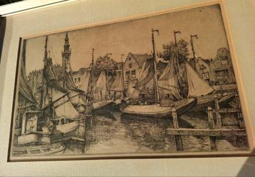 Gravure Veere haven beschikbaar voor biedingen