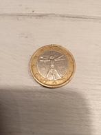 1 Euro Italië 2002 - Vitruviusman - Drukfout?, Postzegels en Munten, Ophalen of Verzenden, Italië, 1 euro, Losse munt