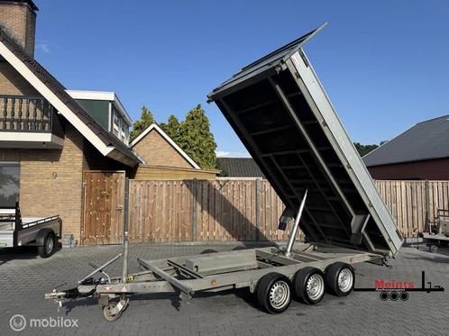 Henra 3 zijdige elektrische kipper 400x200 3 asser 3500KG, Auto diversen, Aanhangers en Bagagewagens, Gebruikt