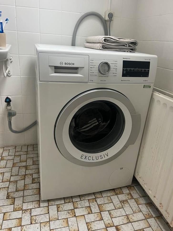 Bosch EcoSilence Drive Wasmachine - 3 jaar oud, Witgoed en Apparatuur, Wasmachines, Gebruikt, Voorlader, 6 tot 8 kg, 85 tot 90 cm