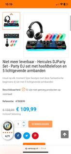 Hercules DJ Party Set - Compleet!, Muziek en Instrumenten, Dj-sets en Draaitafels, Ophalen, Nieuw, Dj-set, Overige merken
