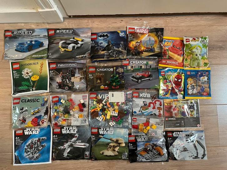 Lego partij 23 polybag’s, foilbag, paperbag nieuw, Kinderen en Baby's, Speelgoed | Duplo en Lego, Nieuw, Lego, Complete set, Ophalen of Verzenden