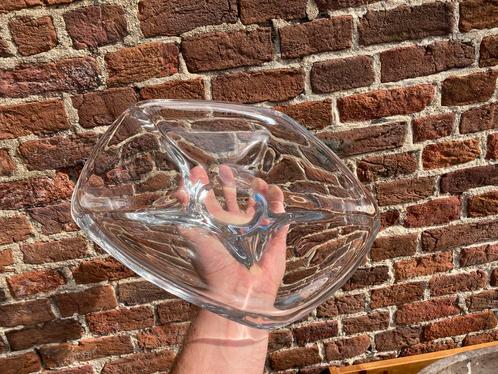 Royal Leerdam Kristal Serveerschaal met Certificaat, Antiek en Kunst, Antiek | Glas en Kristal, Ophalen of Verzenden