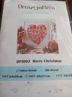 Kerst Borduurpakket - Nieuw!, Hobby en Vrije tijd, Ophalen of Verzenden, Nieuw, Handborduren, Borduurpakket