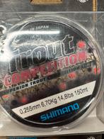 mooi pakket met 11 x 150m rollen dam en shimano 22 en 25/00, Watersport en Boten, Hengelsport | Zeevissen, Japan, Nieuw, Ophalen of Verzenden