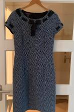 Marie Méro vlotte jurk met mooi blauw/zwart patroon mt 38, Marie Méro, Ophalen of Verzenden, Zo goed als nieuw, Maat 38/40 (M)
