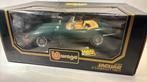 Jaguar type e green Bburago 1.18, Ophalen of Verzenden, Bburago, A, A