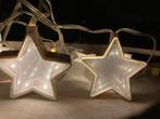 Kerstverlichting 10 stervormige LED - 240cm op batterijen, Diversen, Kerst, Ophalen of Verzenden, Nieuw