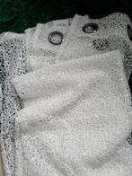 Witte vitrage 138 cm breed nieuw, Huis en Inrichting, Stoffering | Gordijnen en Lamellen, Ophalen, Gebruikt, 100 tot 150 cm