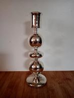 Zilverglas Kandelaar Kwikzilver Zilverglas, Ophalen of Verzenden, Minder dan 25 cm
