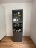 Buffetkast donkergrijs, Huis en Inrichting, Kasten | Vitrinekasten, Ophalen, 50 tot 100 cm, Zo goed als nieuw, Modern