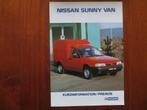 Nissan Sunny Van Kurzinformation / Preavis (jan. 1992), Ophalen of Verzenden, Nieuw, Nissan