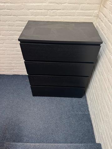 Ikea Malm Ladekast - Zwart beschikbaar voor biedingen