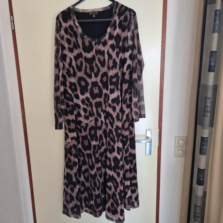 34) tuniek/jurk merk yoek maat L, Kleding | Dames, Grote Maten, Zo goed als nieuw, Blouse of Tuniek, Zwart, Ophalen of Verzenden