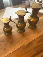 Vintage Koperen Kannetjes - Set van 3, Antiek en Kunst, Antiek | Koper en Brons, Ophalen, Koper