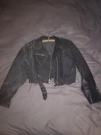 Bikersvest vintage leder Dames (medium), Ophalen of Verzenden, Tweedehands, Dames, Jas | leer