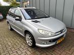 Peugeot 206 SW 1.6-16V Quiksilver NAP//AIRCO//QUICKSILVER//E, Auto's, Gebruikt, Zwart, 4 cilinders, Origineel Nederlands