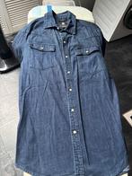 Spijkerblouse Maat M - Gedragen, Kleding | Heren, Overhemden, Ophalen of Verzenden, Gedragen, Blauw, Halswijdte 41/42 (L)